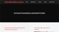Desktop Screenshot of myhealthandwellnesswatchersmd.com